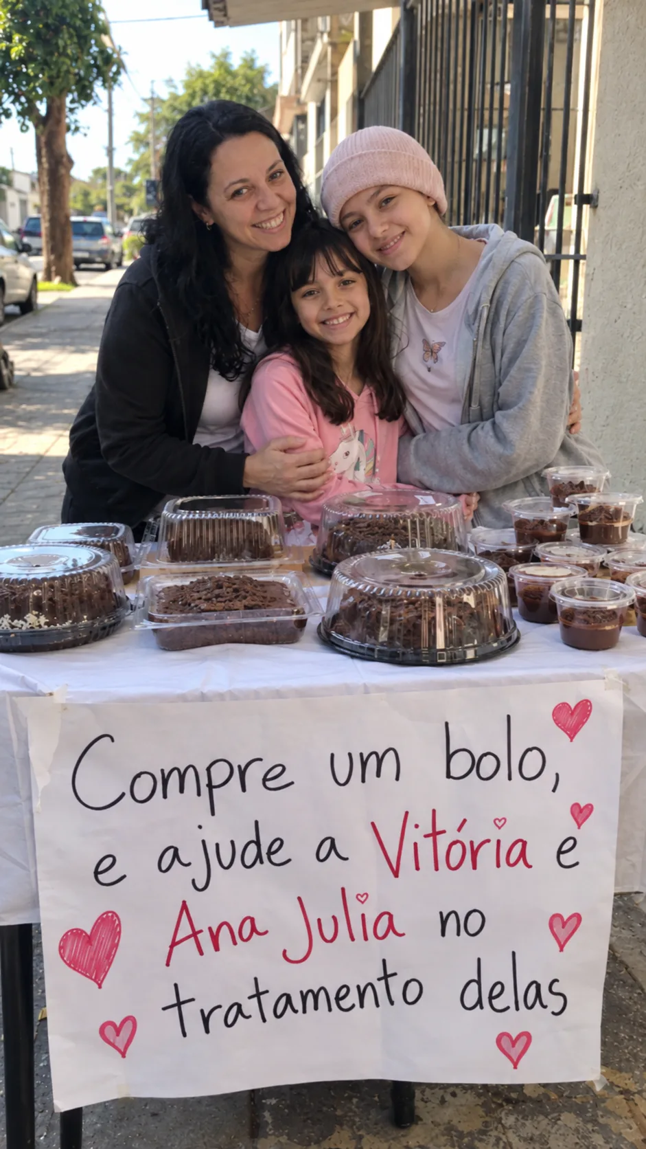 Vitória e Ana Júlia, última foto juntas em dezembro